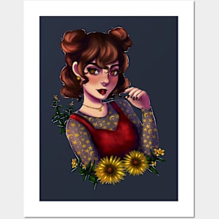 Sunflower Witch Posters and Art